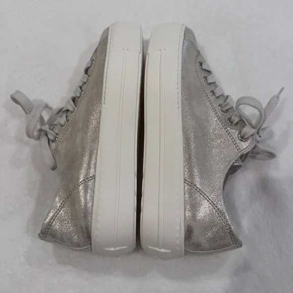 Authentic New Paul Green Bixby Platform Sneaker Mineral Metallic Size UK 4.5 - Picture 5 of 16